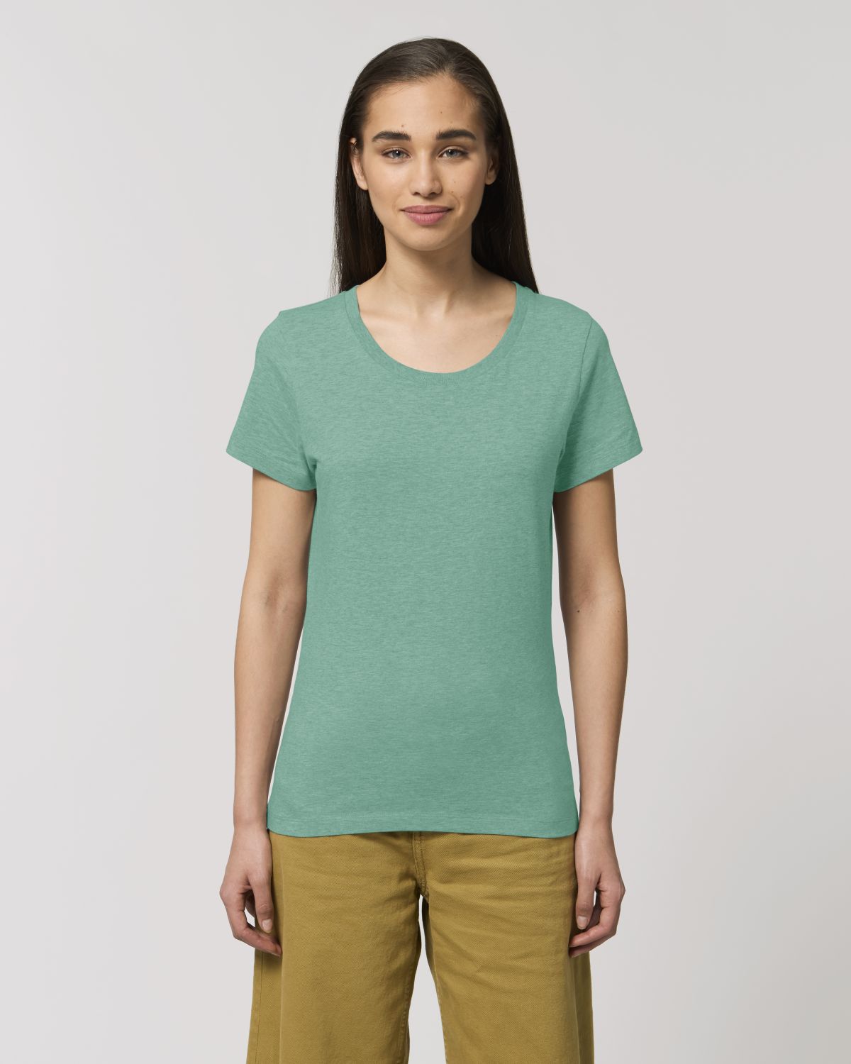 Drei Zinnen  - Ladies Organic Shirt (meliert)