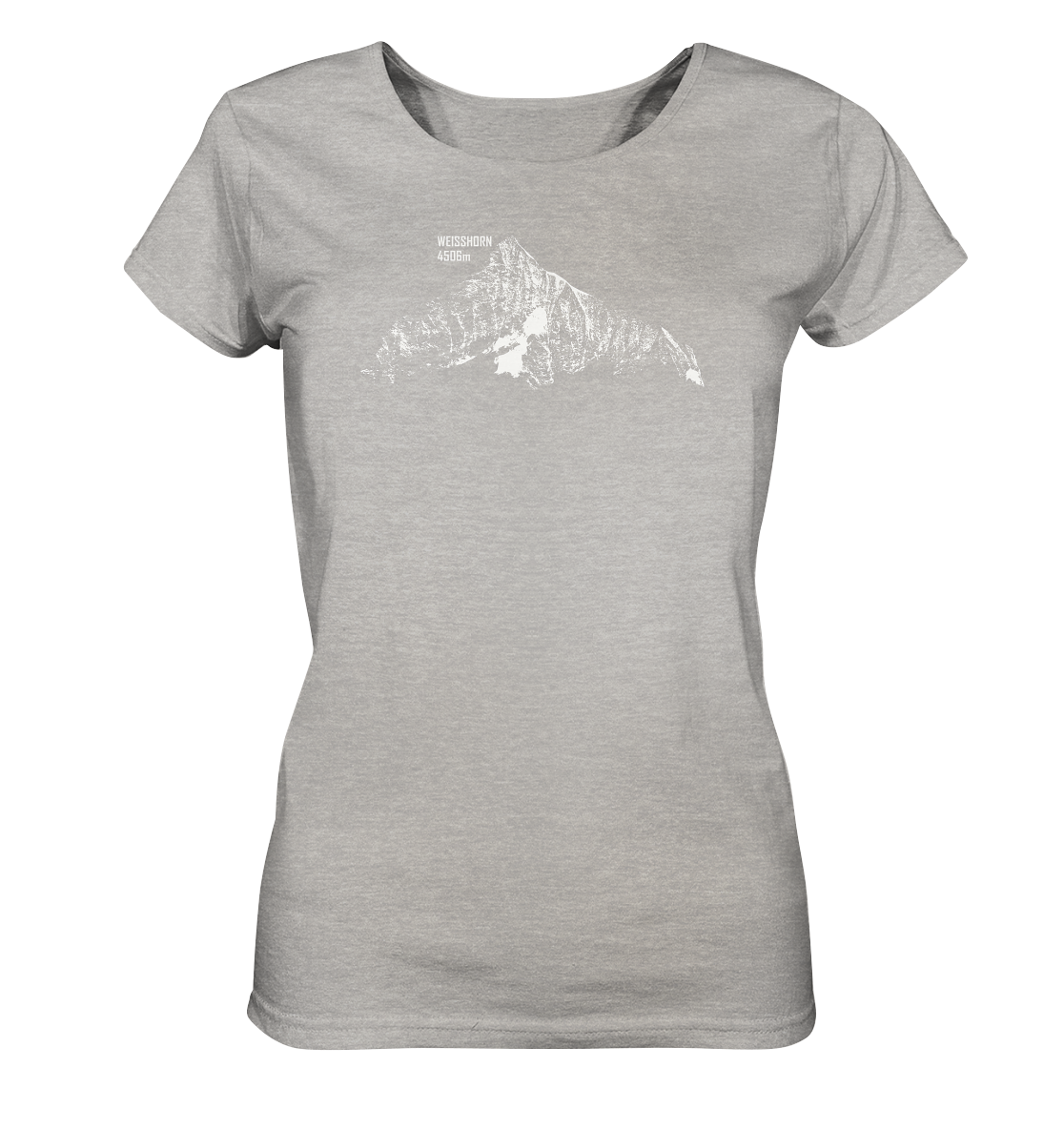 Weisshorn Klassik  - Ladies Organic Shirt (meliert)
