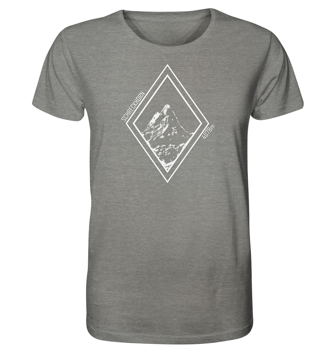 Schreckhorn  - Organic Shirt (meliert)